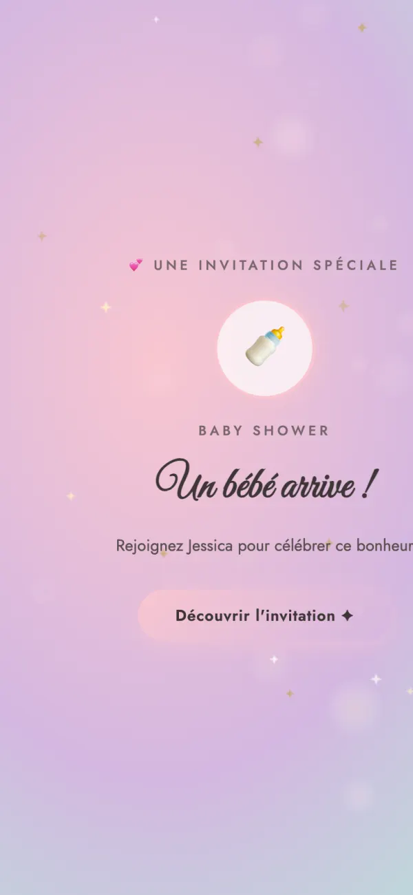 Aperçu du faire-part « Douceur de Bébé »