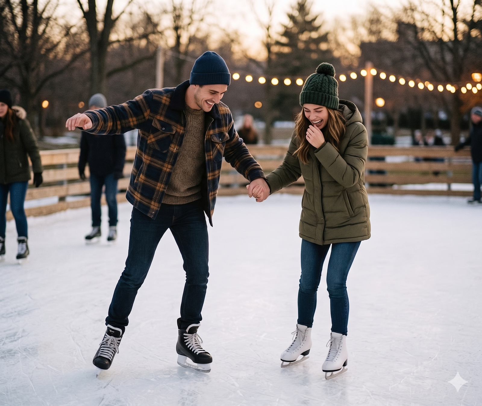 Sur la patinoire de New York